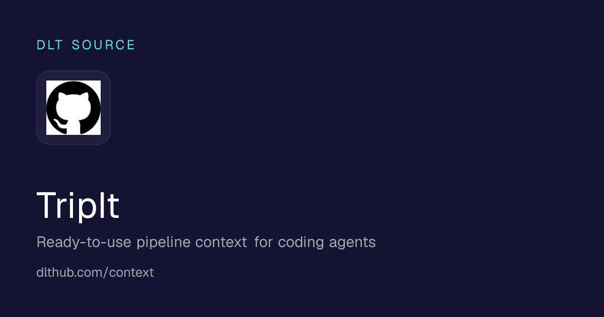 TripIt Python API Docs | dltHub